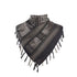 Palestinian keffiyeh scarf, also called kaffiyeh, showcasing classic authentic palestine patterns, symbolizing palestinian cultural heritage and resistance arab headscarf for men and women